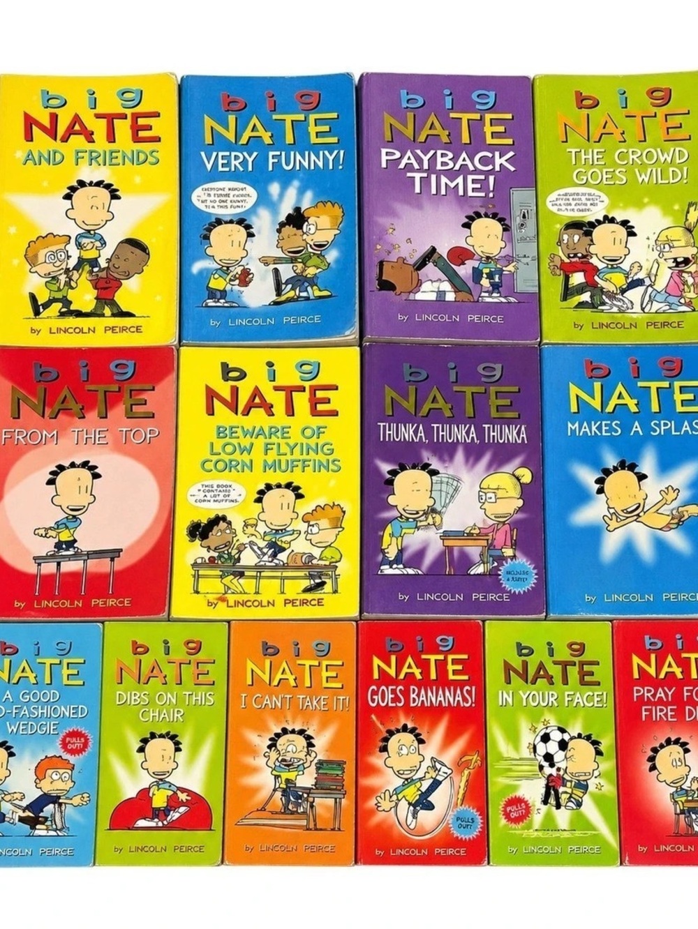 Big Nate book collection 15 books like new graphic novels Lincoln Pierce